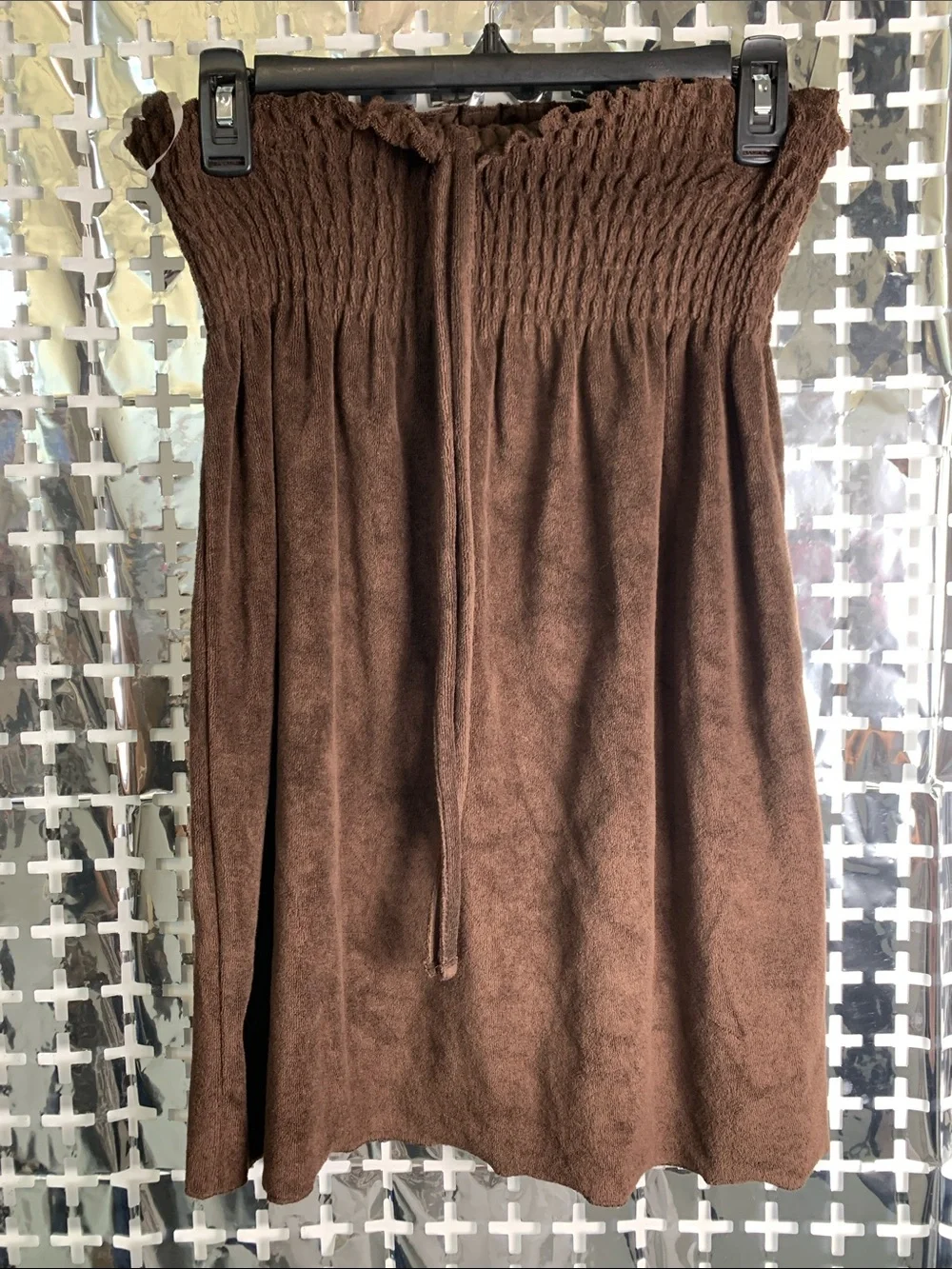 Xhilaration Brown Girls Swim Coverup Dress
